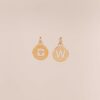 Chapas de Iniciales Doradas / Letras DW