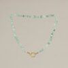 Collar Madeira verde agua