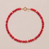 Collar Madeira rojo