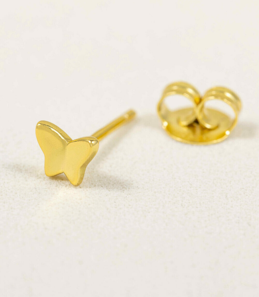 Mini Pendientes Mariposa Lisa