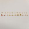 Mini Pendientes Formas Dorados
