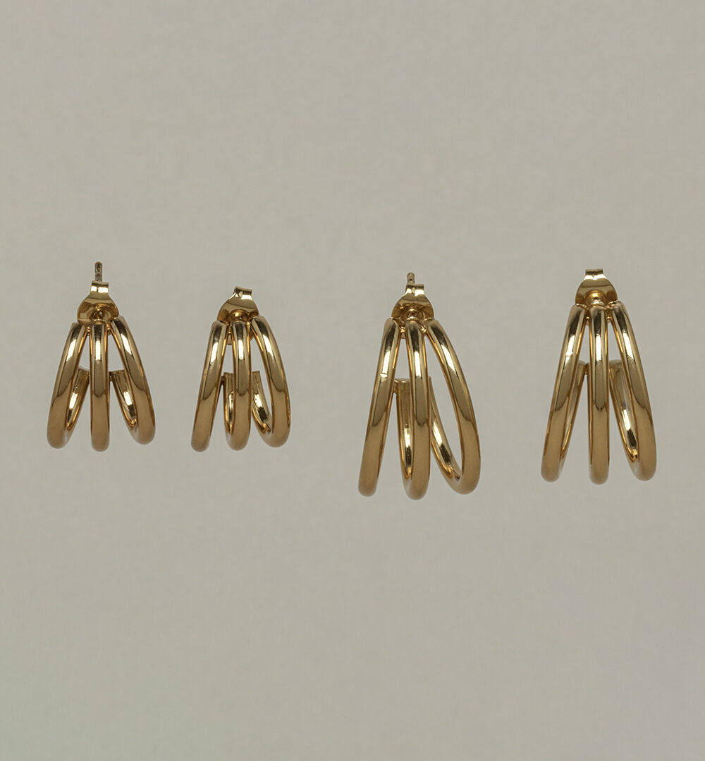 Pendientes Olivia Triple Aro