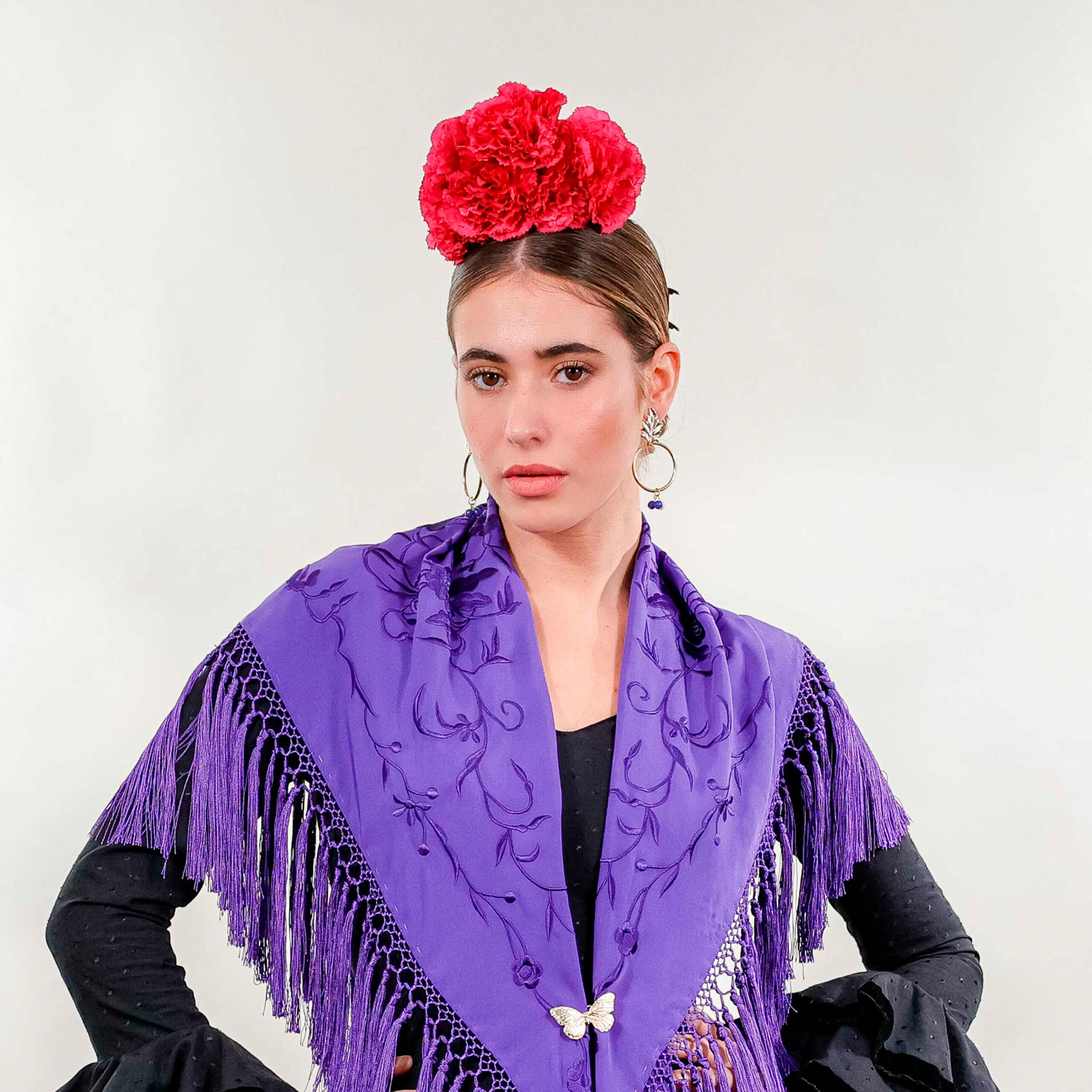 Pendientes Aro Flamenca 001 – Darwin Collection