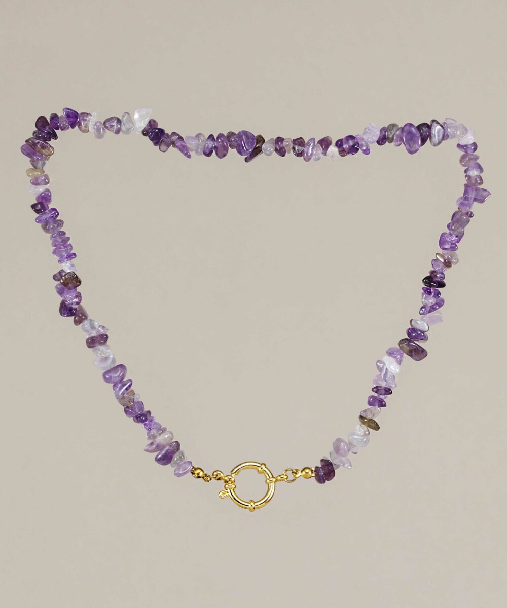 Collar Madeira morado