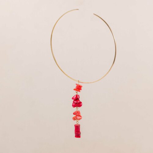 Choker con charm de corales Marta
