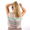 el diseño exclusivo de chaleco bordado con tejido suzani está en Darwin Collection. El chaleco más versátil y bonito del verano.