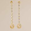 Pendientes circonita blancas Helena
