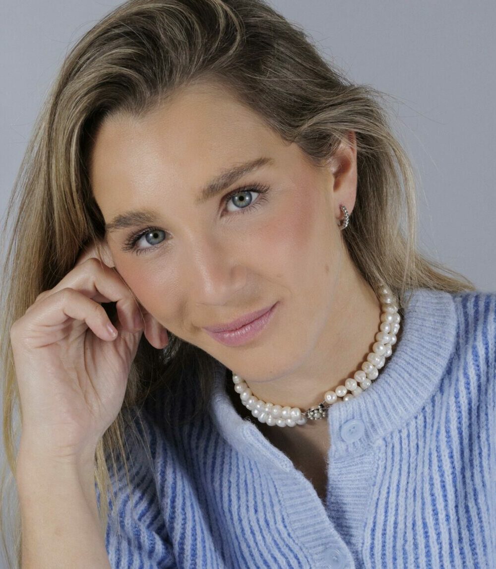 Choker Lady Di plateado