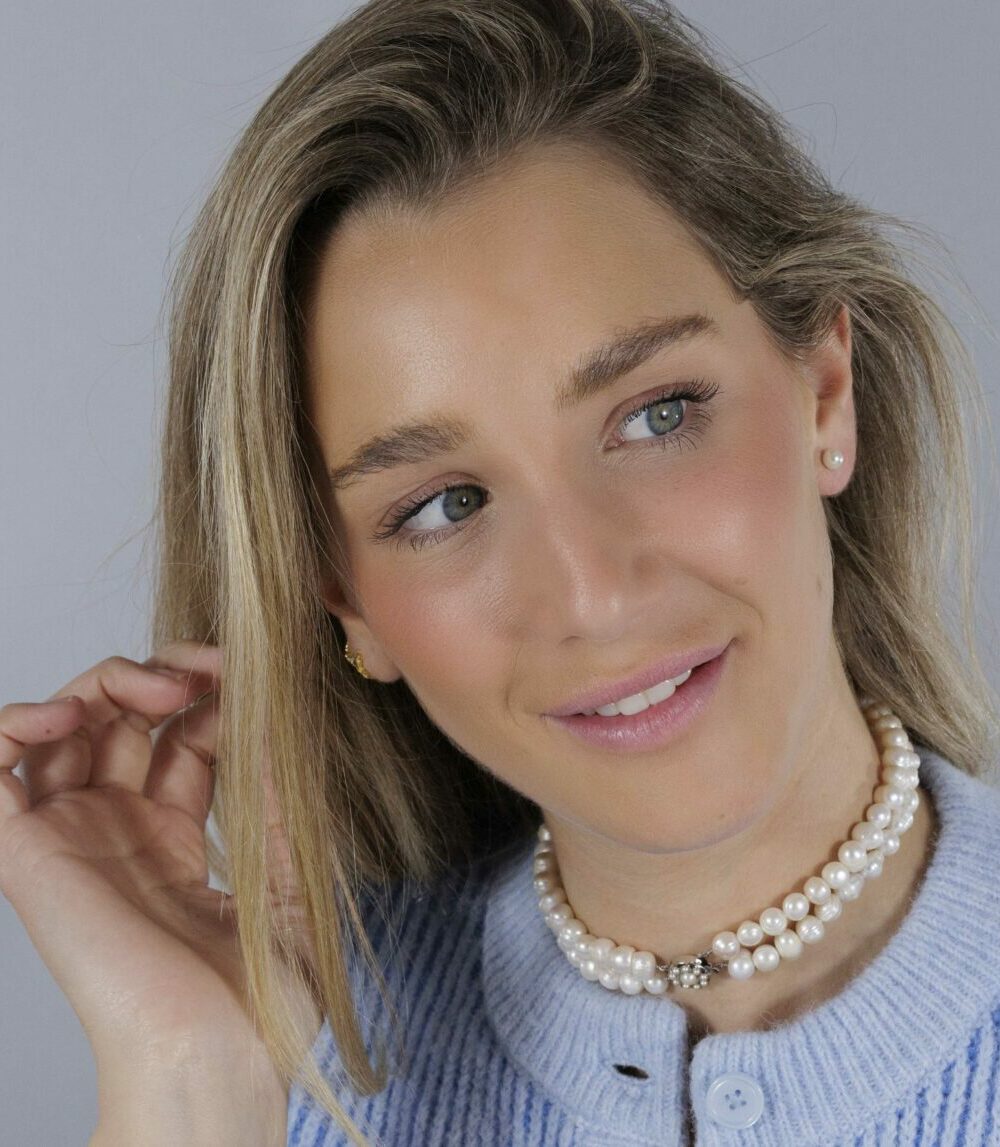 Choker Lady Di plateado
