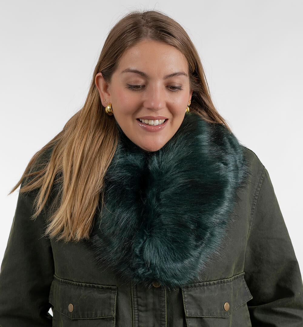 cuellos pelo sintético