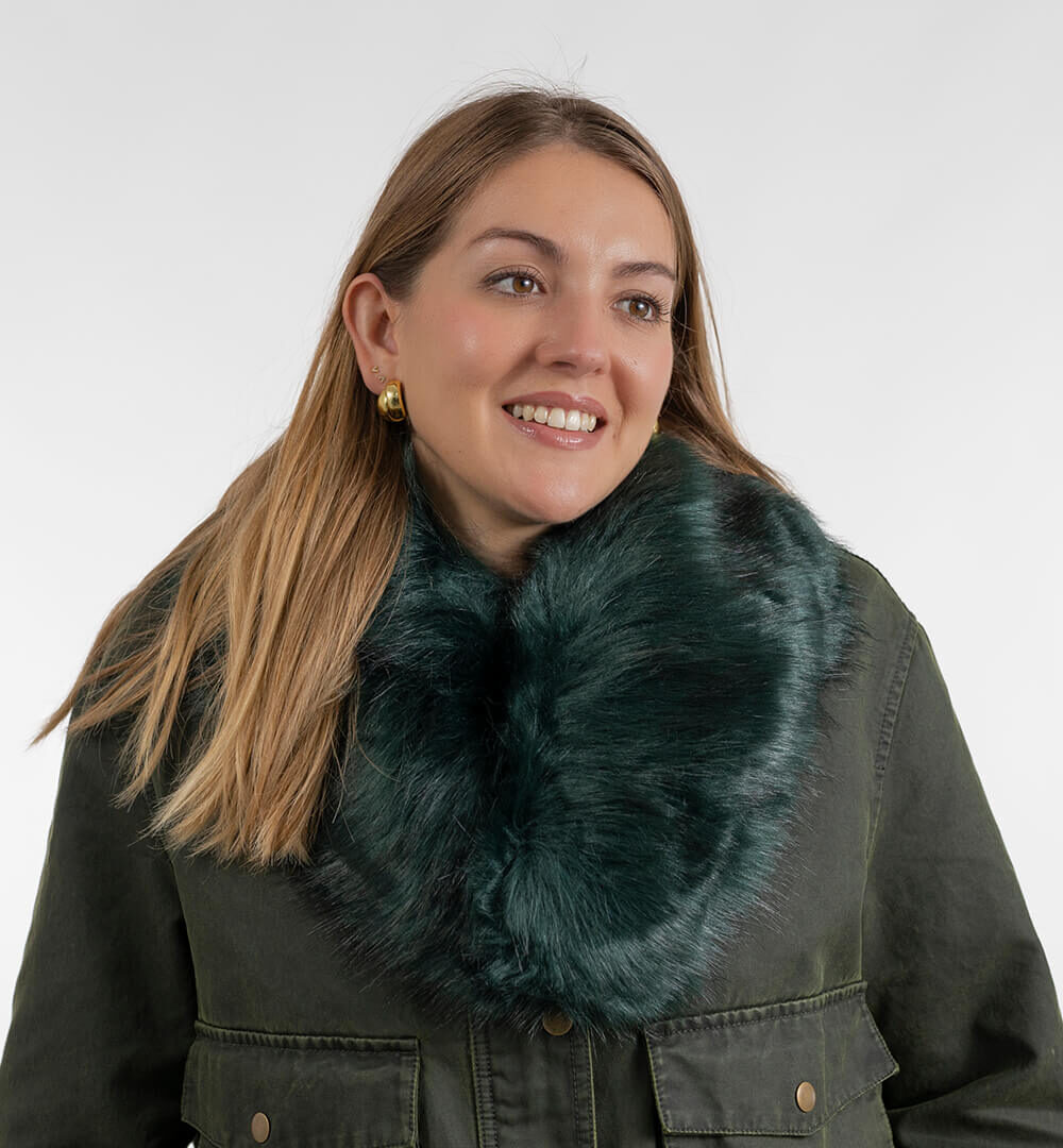 Cuellos pelo sintético