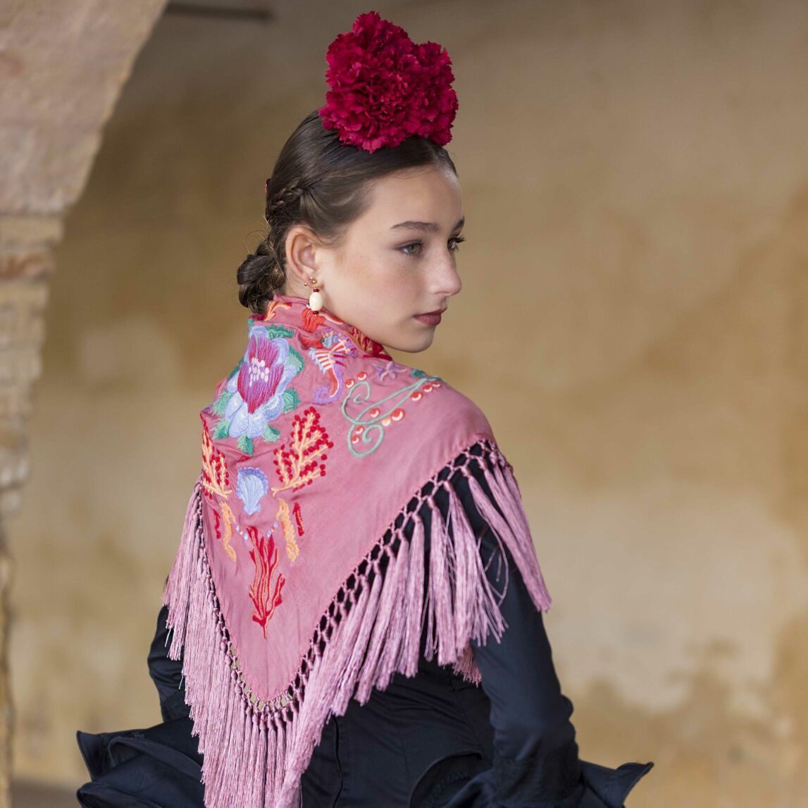 Mantoncillo Mar DW rosa antiguo