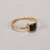 Anillo Cuadrado Ónix