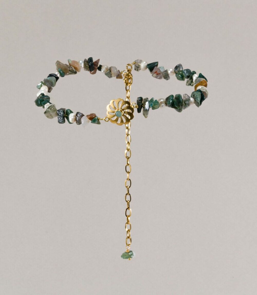 Choker Amina Verde