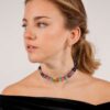 El Choker Rosé es una auténtica joya reinventando el clásico collar de piedras naturales en un choker moderno, ahora que están en plena tendencia.