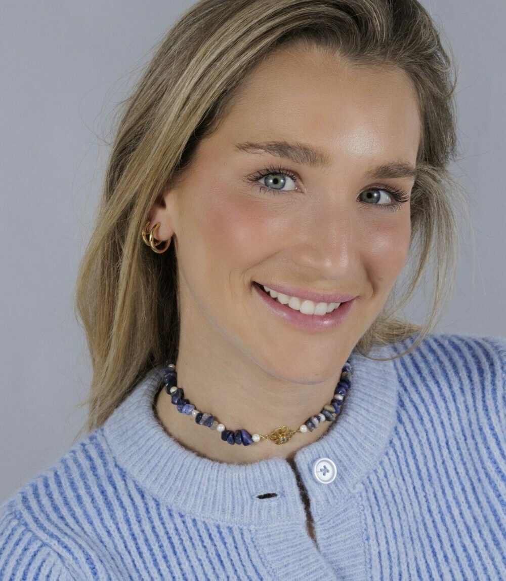 Choker Amina azul