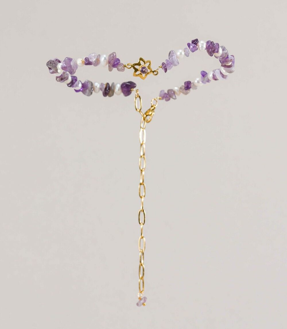 Choker Amina malva