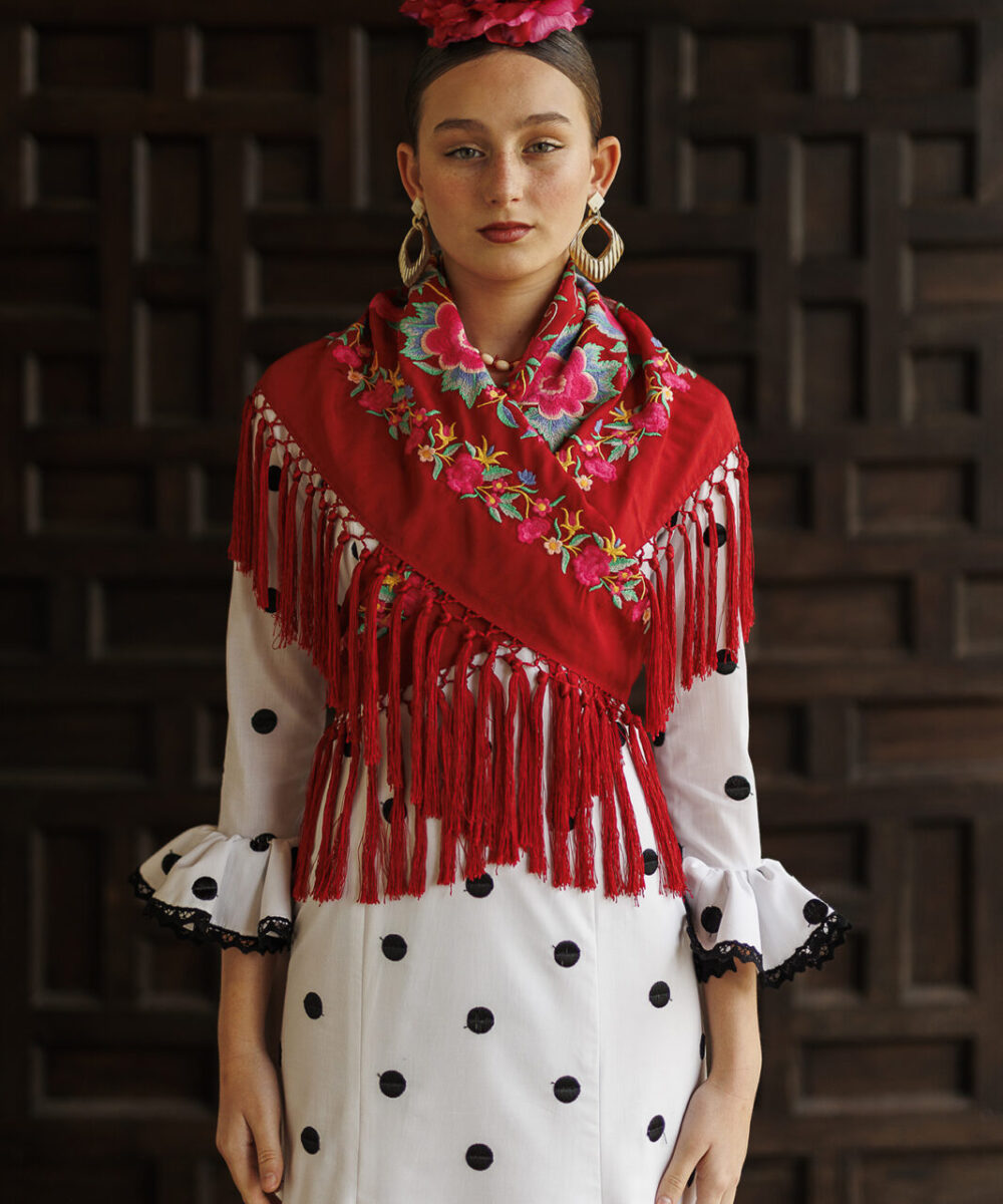 Mantoncillo Rosario rojo