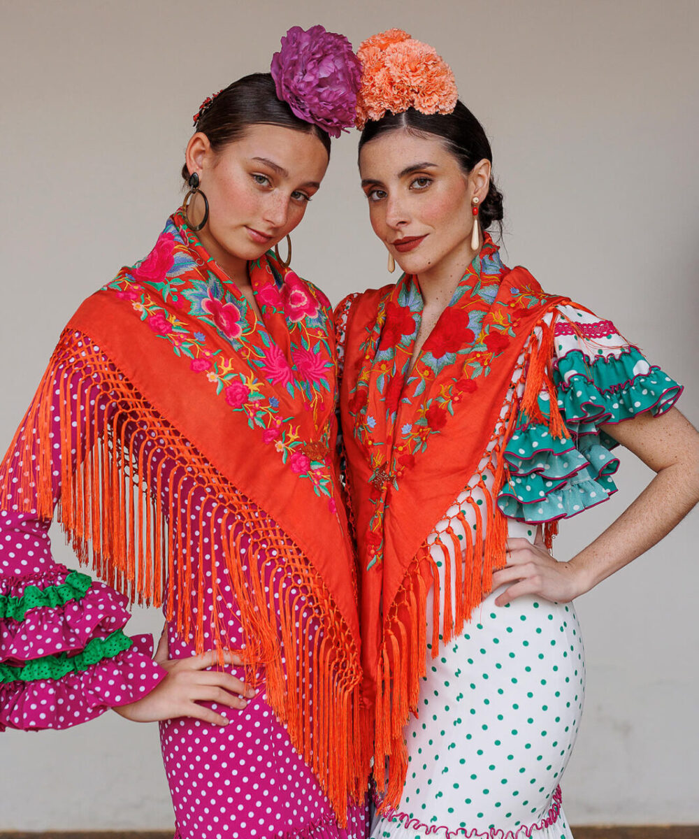 Mantoncillo Rosario naranja