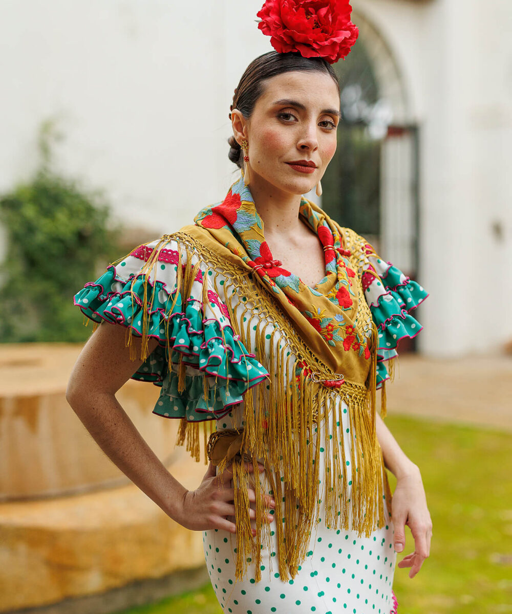 Mantoncillo Rosario verde oliva