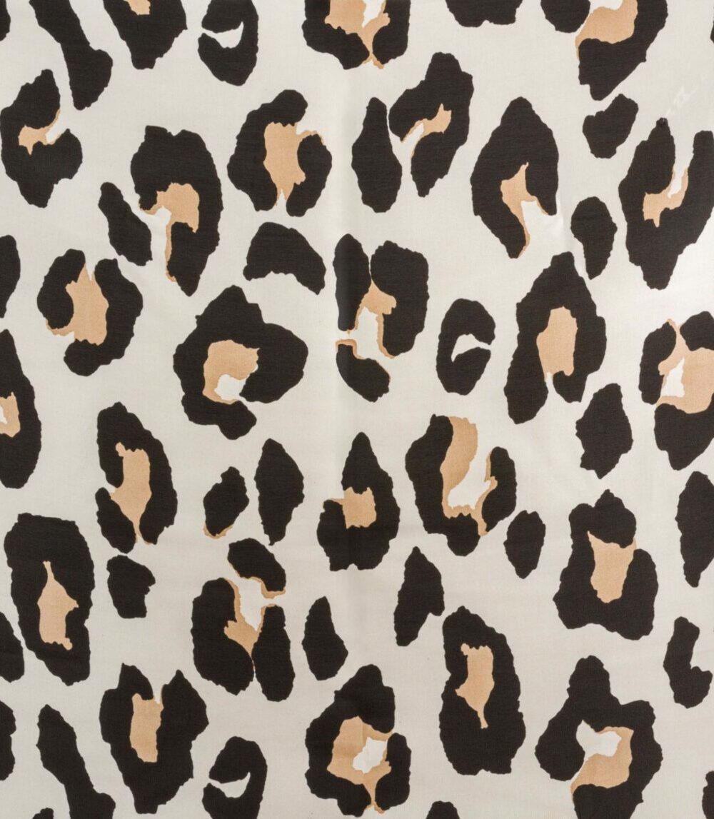 Pañuelo animal print beige