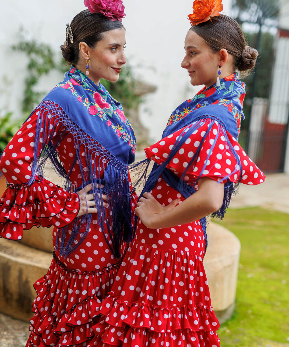 Mantoncillo Rosario azul klein