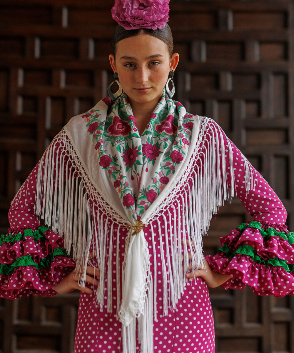 Mantoncillo Rosario blanco