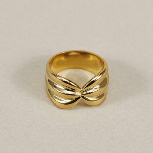Anillo Lazo dorado