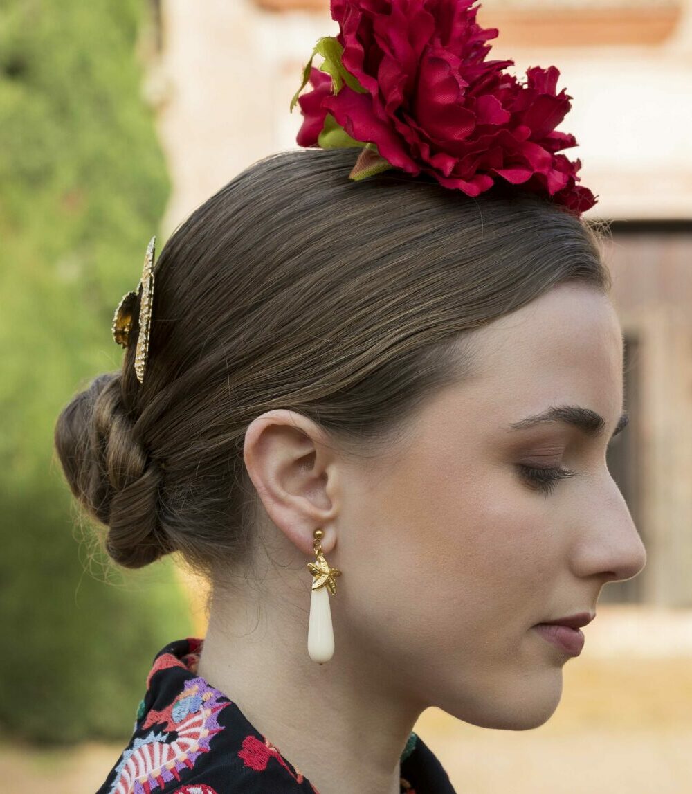Pendientes Flamenca Estrella de Mar