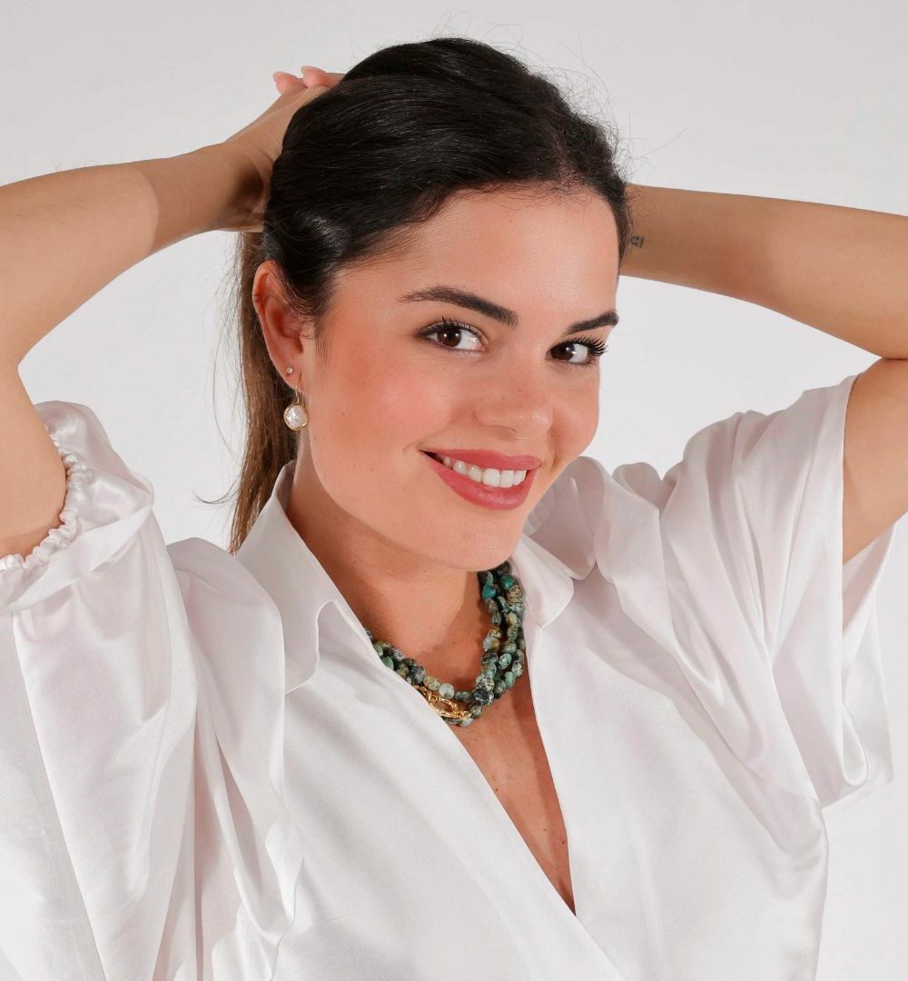 Pendientes oro Jazmín