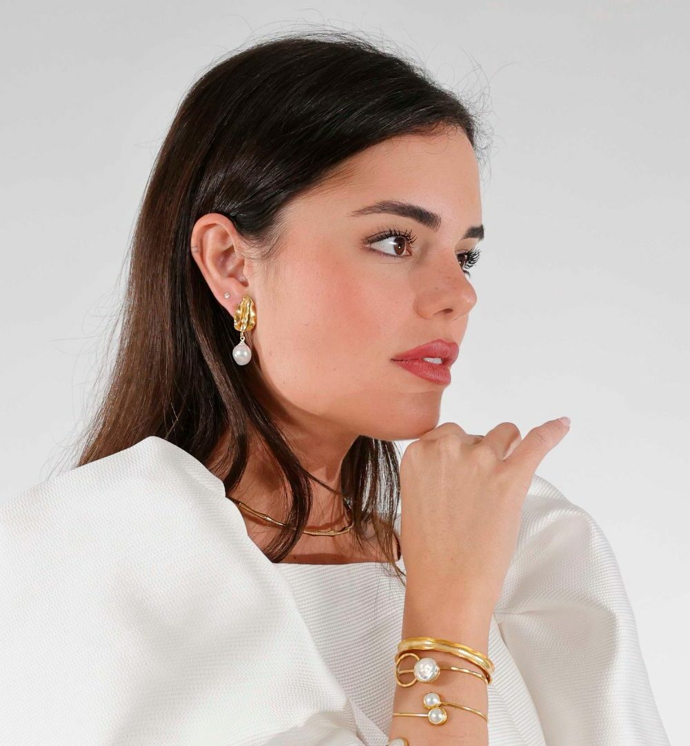 Brazalete oro Jazmín