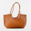 Bolso trenzado de piel