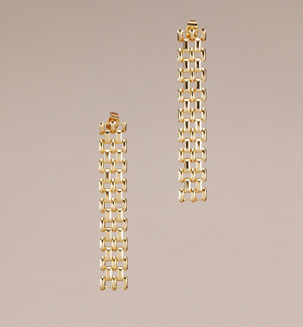 Pendientes largos malla