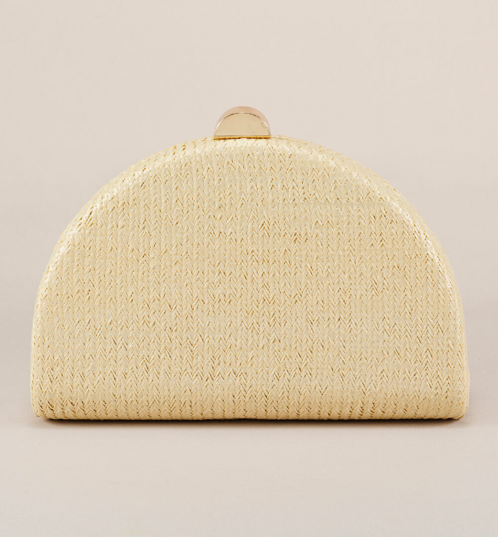 Cartera rafia Meca