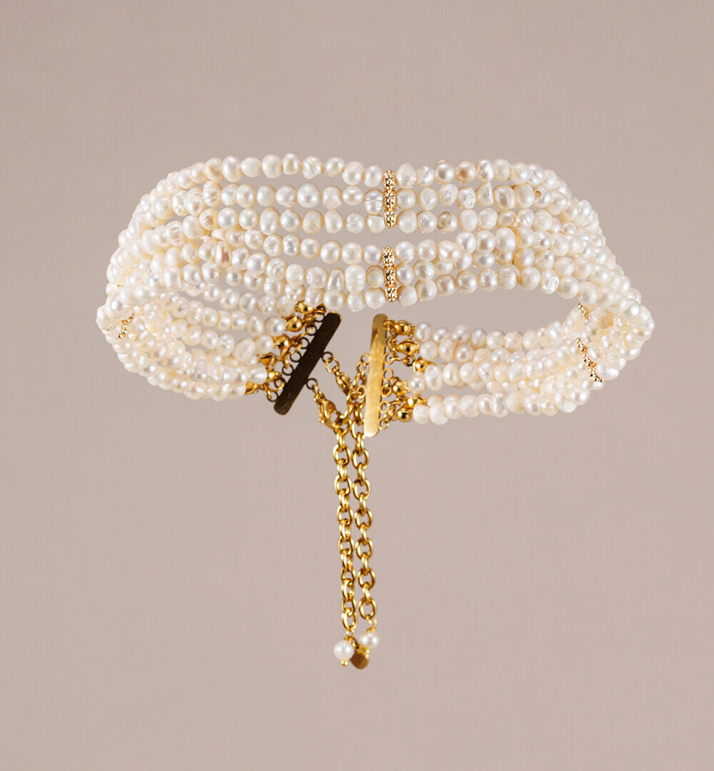 Choker de novia Moon