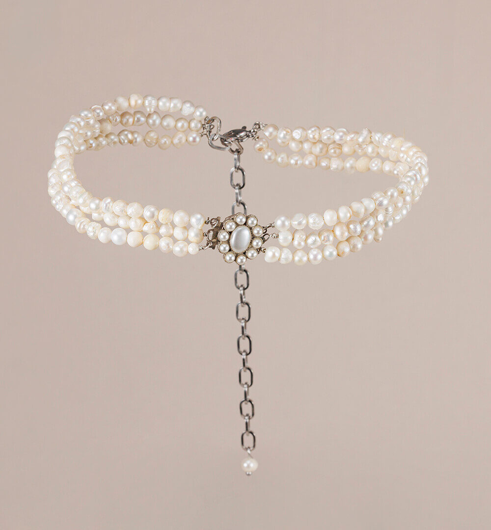 Choker de novia Anna