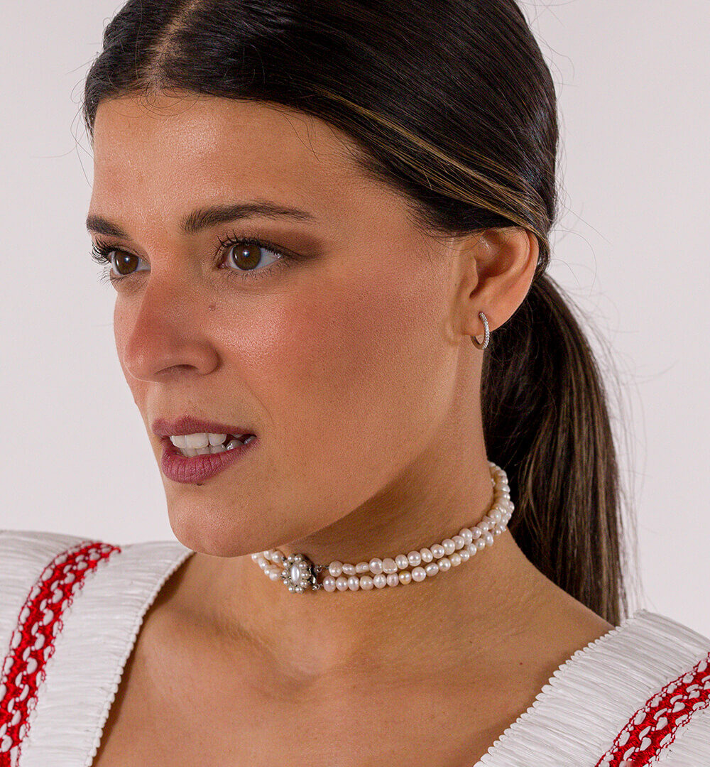Choker de novia Anna