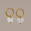 Pendientes charms nácar