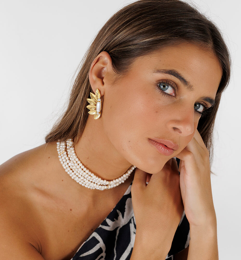 Pendientes perlas Dafne