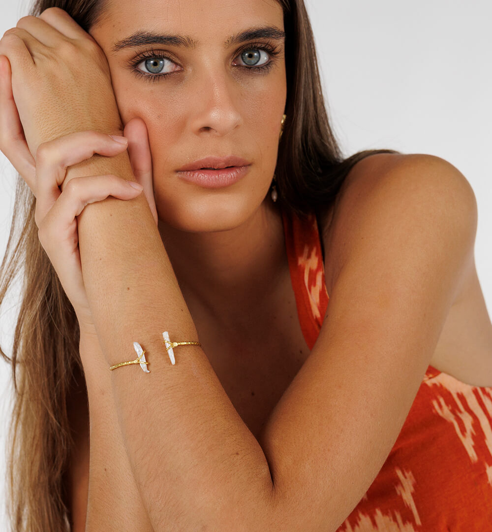 Brazalete oro Daconte