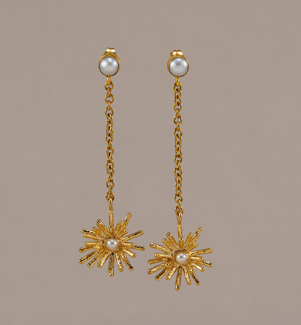 Pendientes oro Teodora