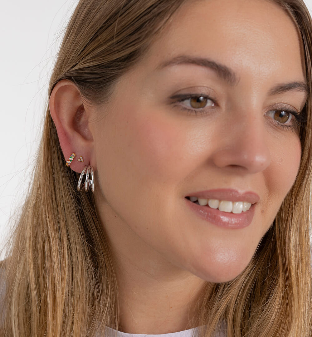 Pendientes Triple Shine