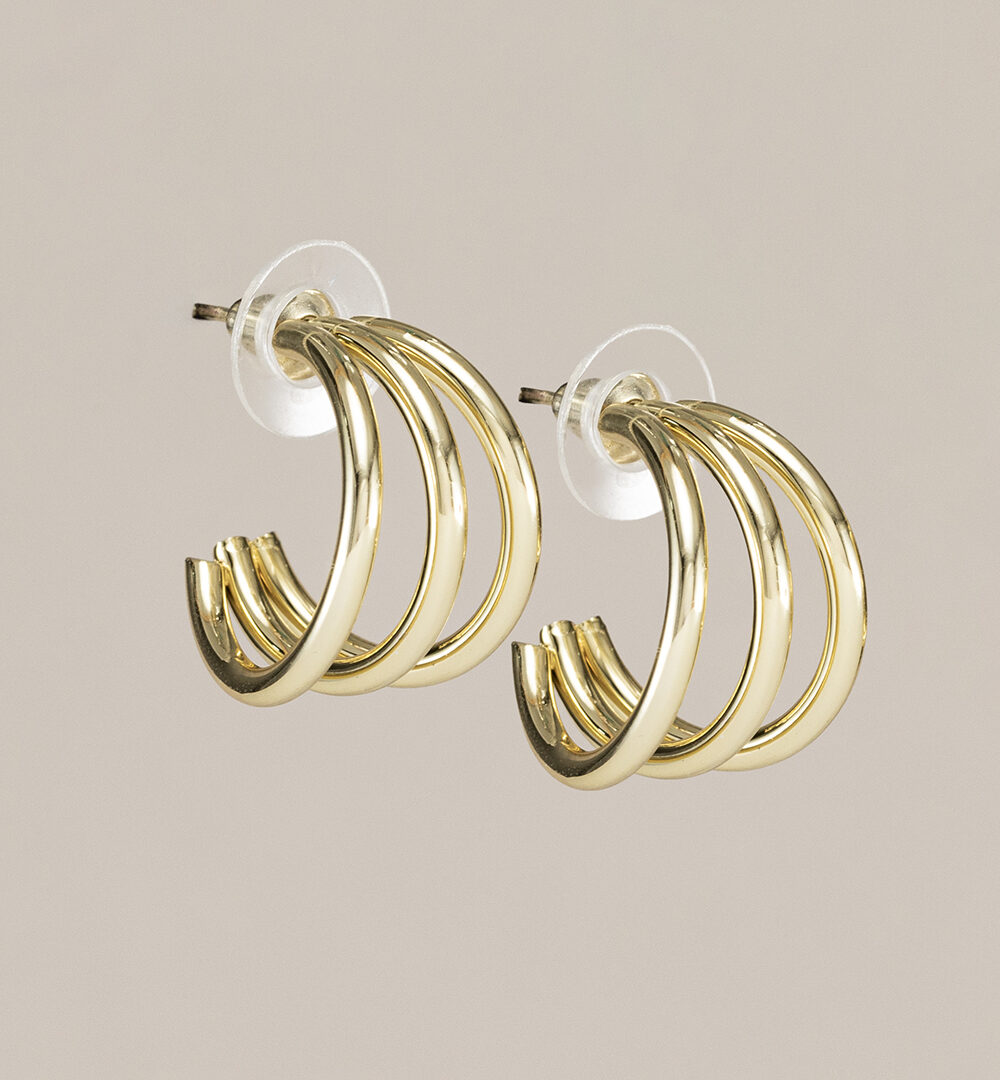 Pendientes Triple Shine