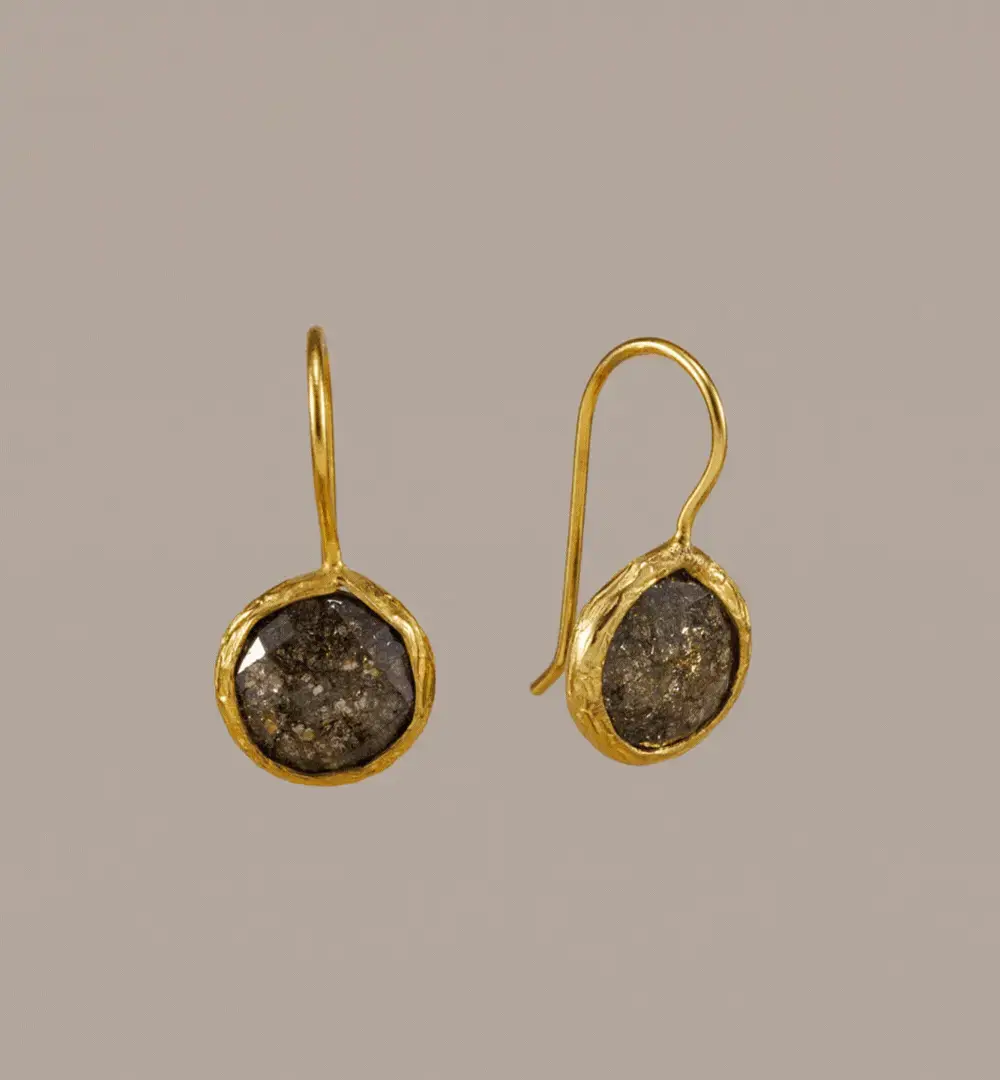 Pendientes oro Jacaranda