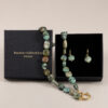 Pack collar y pendientes turquesas