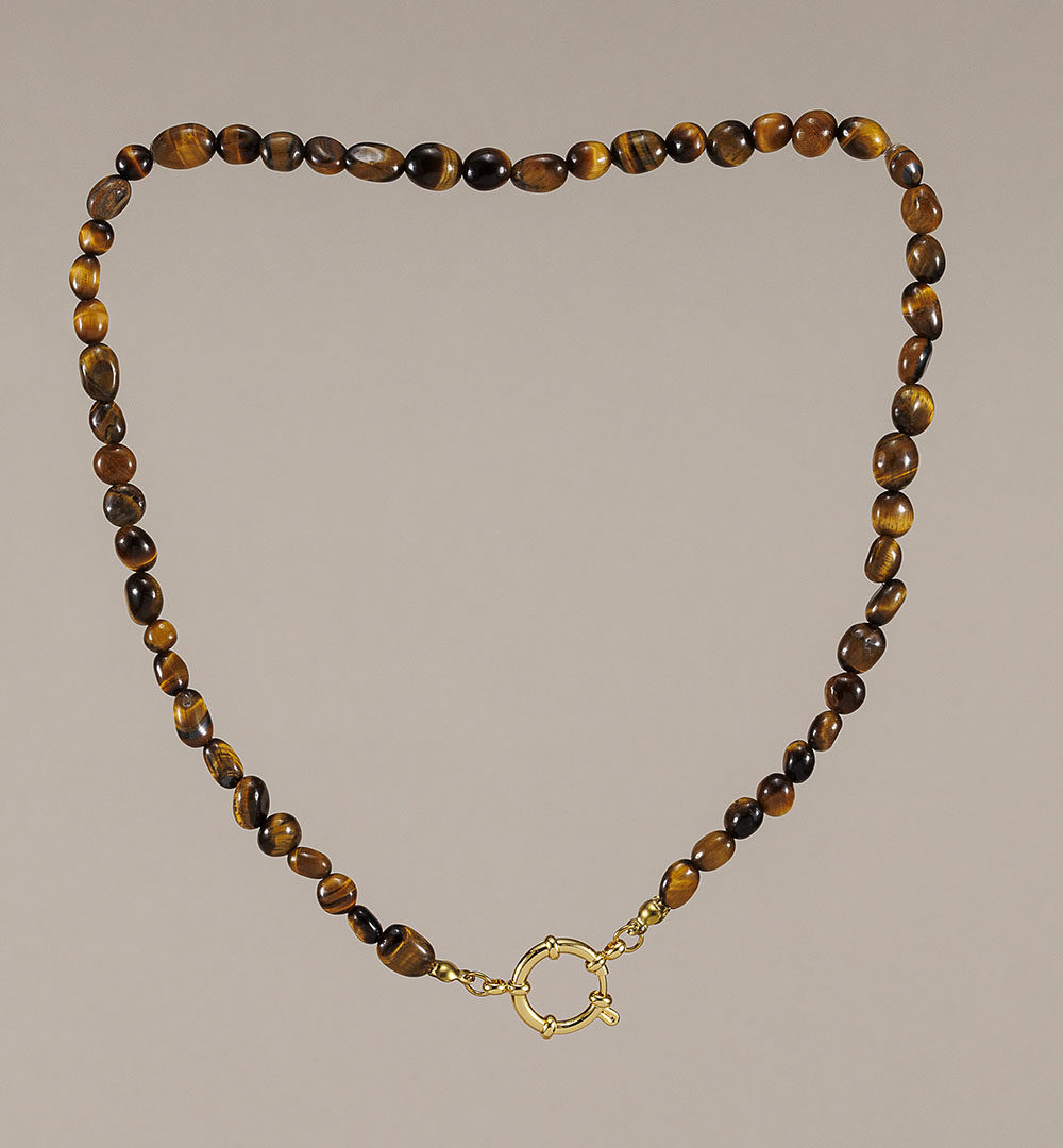 Collar Azores ojo de tigre