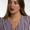 Cadena Briana personalizada con 3 iniciales