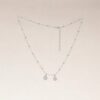 Cadena Briana personalizada con 2 iniciales