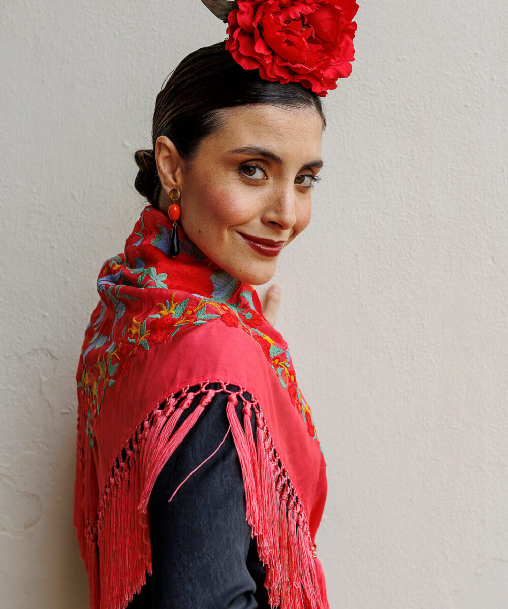 Flor Flamenca Peonía Roja Sevilla