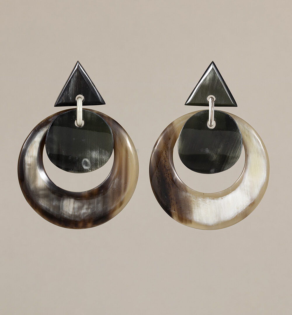 Pendientes Valentina negro